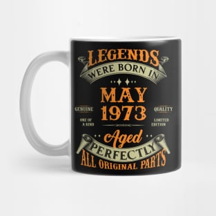 May 1973 Legend 50th Birthday Gift Mug